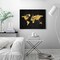 Gold World by Peach &#x26; Gold  Gallery Wrapped Canvas - Americanflat